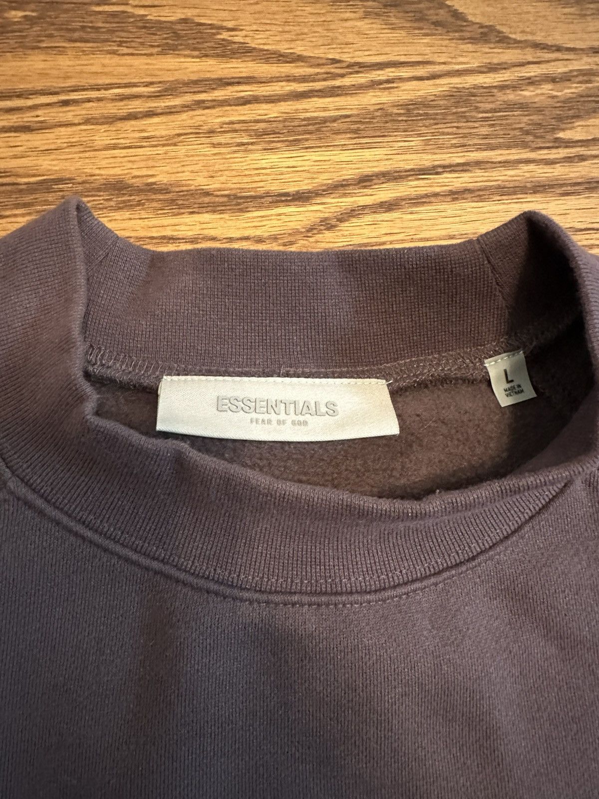 Essentials FOG Essentials Maroon Large Crew Sweater Cotton Size US L / EU 52-54 / 3 - 5 Thumbnail