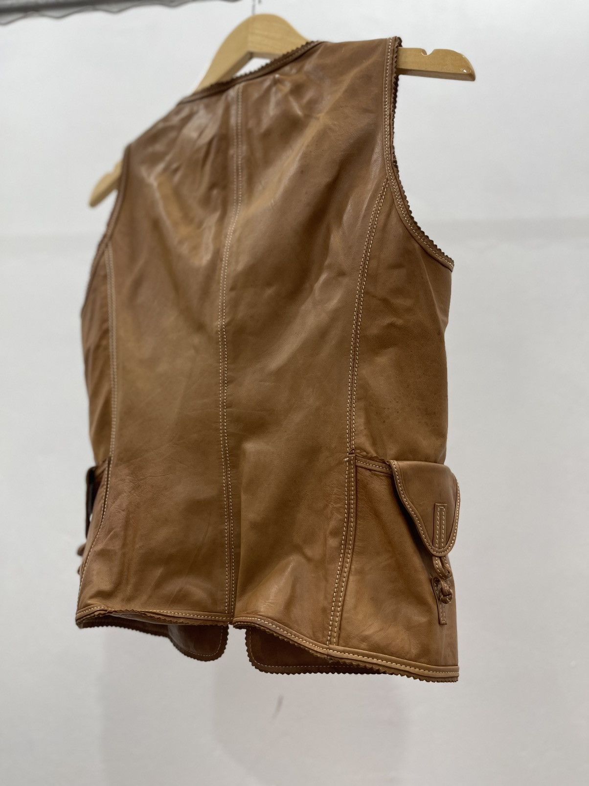 Kenzo Kenzo Vest Leather Size S / US 4 / IT 40 - 10 Thumbnail