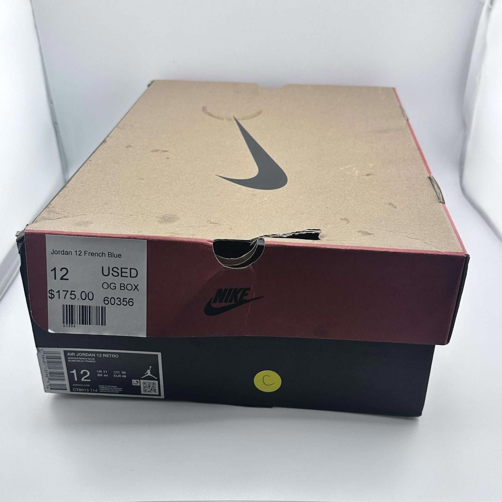 Jordan Brand Jordan 12 French Blue Size 12 Used OG Box Size US 12 / EU 45 - 6 Thumbnail
