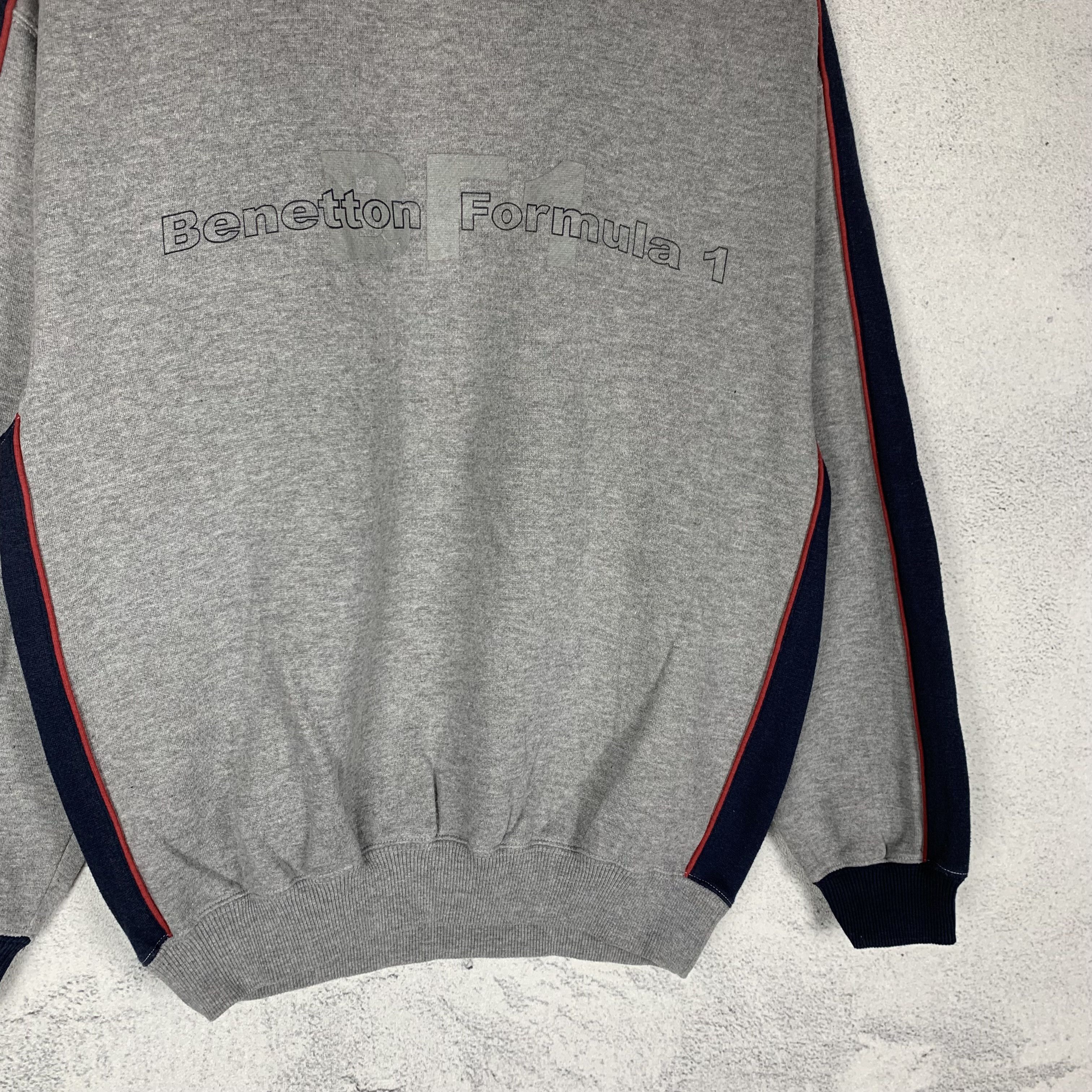 Formula 1 Vintage Benetton Formula 1 Racing Team Sweatshirt Crewneck Size US S / EU 44-46 / 1 - 3 Thumbnail
