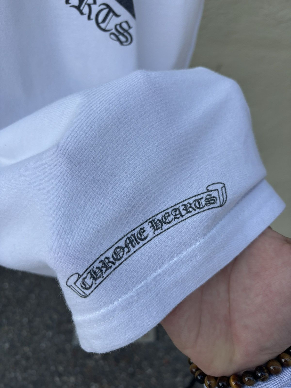 Chrome Hearts Chrome hearts vintage star logo tee white Size US M / EU 48-50 / 2 - 4 Thumbnail