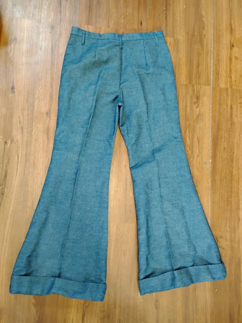 Other Deadstock Vintage 70s Bell Bottom Flare Denim Jeans Size US 30 / EU 46 - 4 Thumbnail