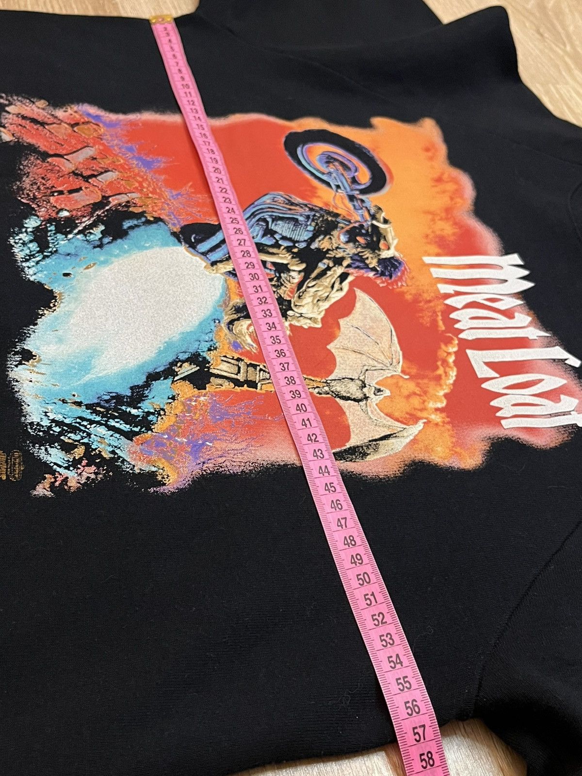 Band Tees × Vintage Vintage 90s Meat Loaf Bat Out Of Hell Made In USA Sweatshirt Size US L / EU 52-54 / 3 - 18 Thumbnail