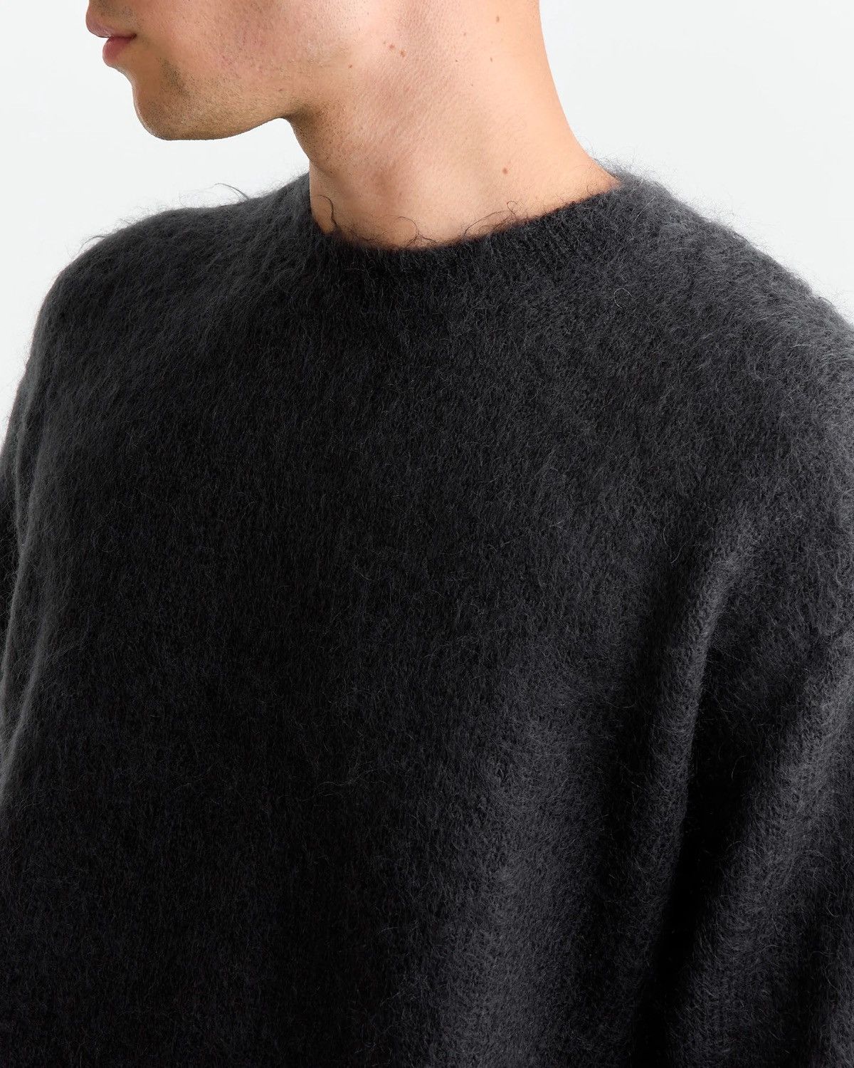 Auralee Auralee Mohair Ink Black Sweater Size 3 Size US L / EU 52-54 / 3 - 5 Thumbnail