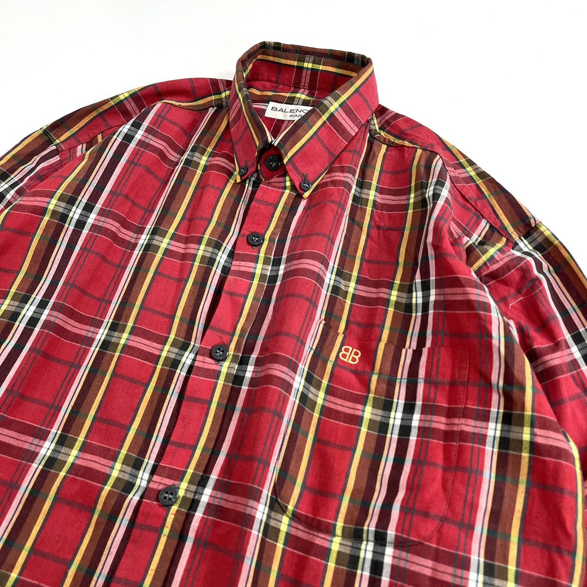 Balenciaga × Vintage Vintage Balenciaga Paris Long Shirt Size US L / EU 52-54 / 3 - 3 Thumbnail