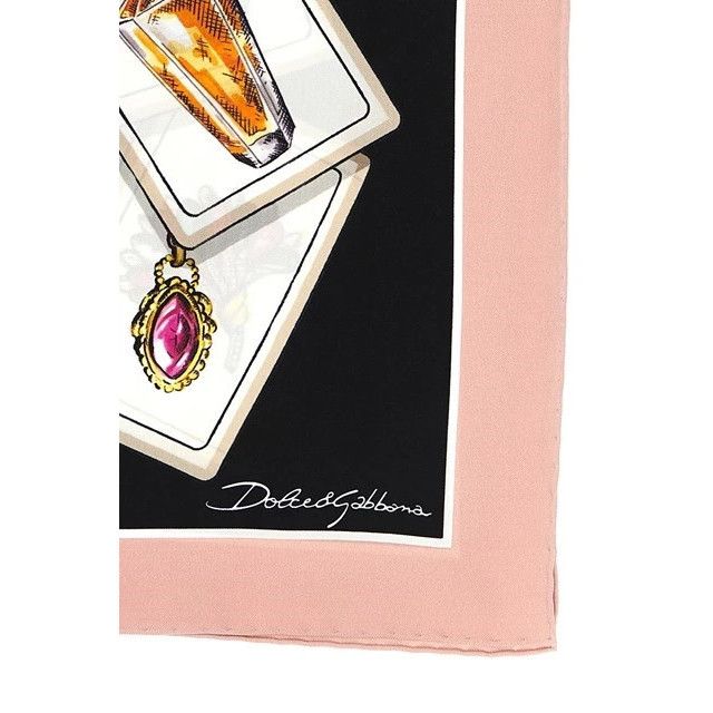 Dolce & Gabbana DOLCE&GABBANA Multicolor Silk Scarf New & Authentic Size ONE SIZE - 2 Thumbnail