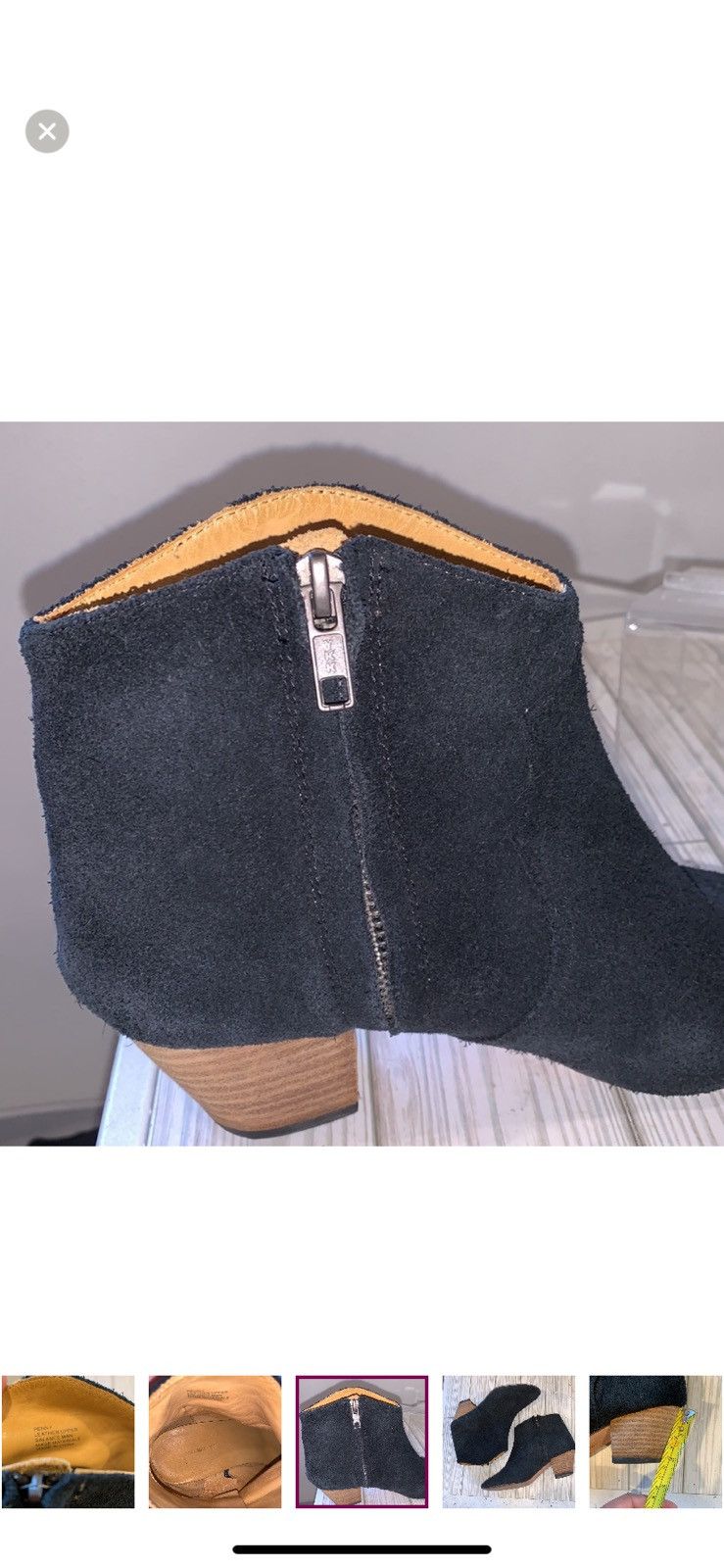 Isabel Marant ISABEL MARENT WESTERN ANKLE SUEDE BOOTIES SIZE 7 Size US 7 / IT 37 - 9 Thumbnail