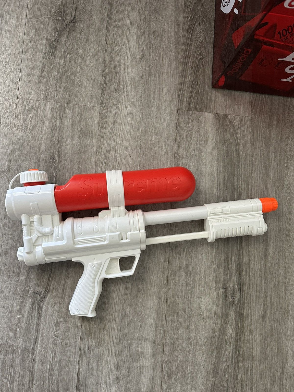 image of Supreme Super Soaker Box Logo Water Gun in Red, Men's