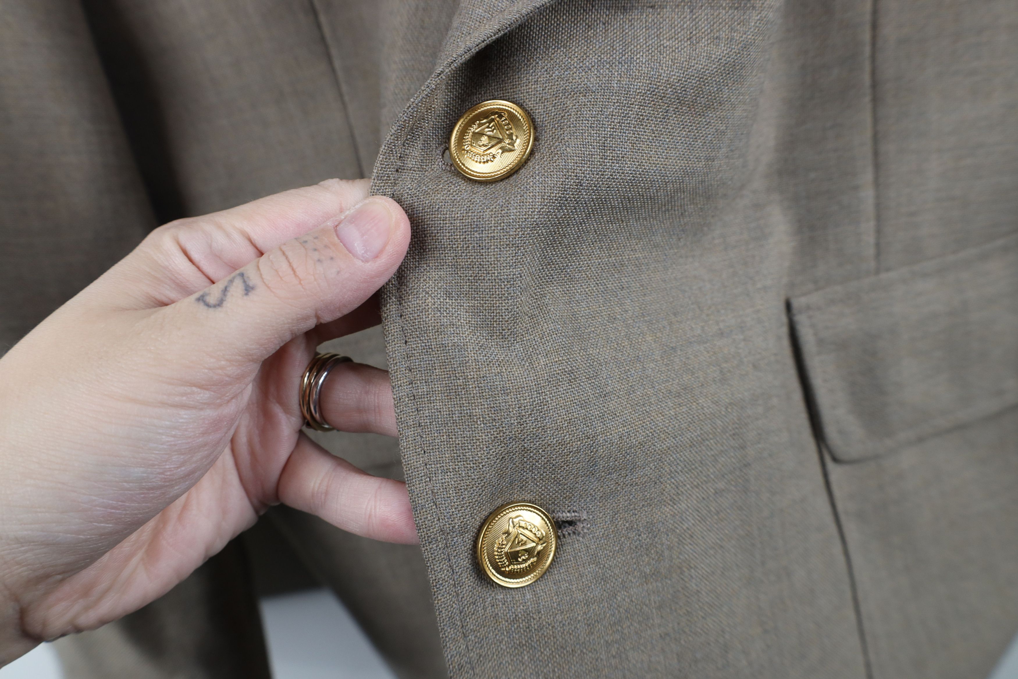 Vintage Vintage 90s Streetwear Blend Button Suit Coat Blazer Jacket Size US XXL / EU 58 / 5 - 5 Thumbnail