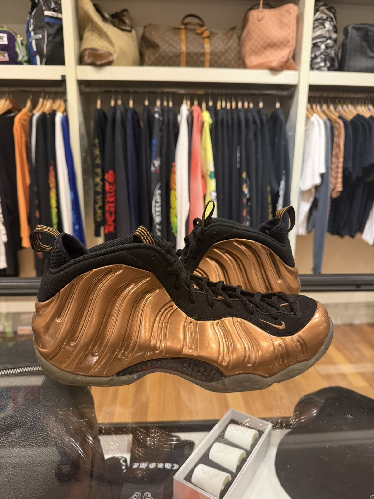 Nike Nike Air Foamposite One - Copper Size US 12 / EU 45 - 2 Thumbnail