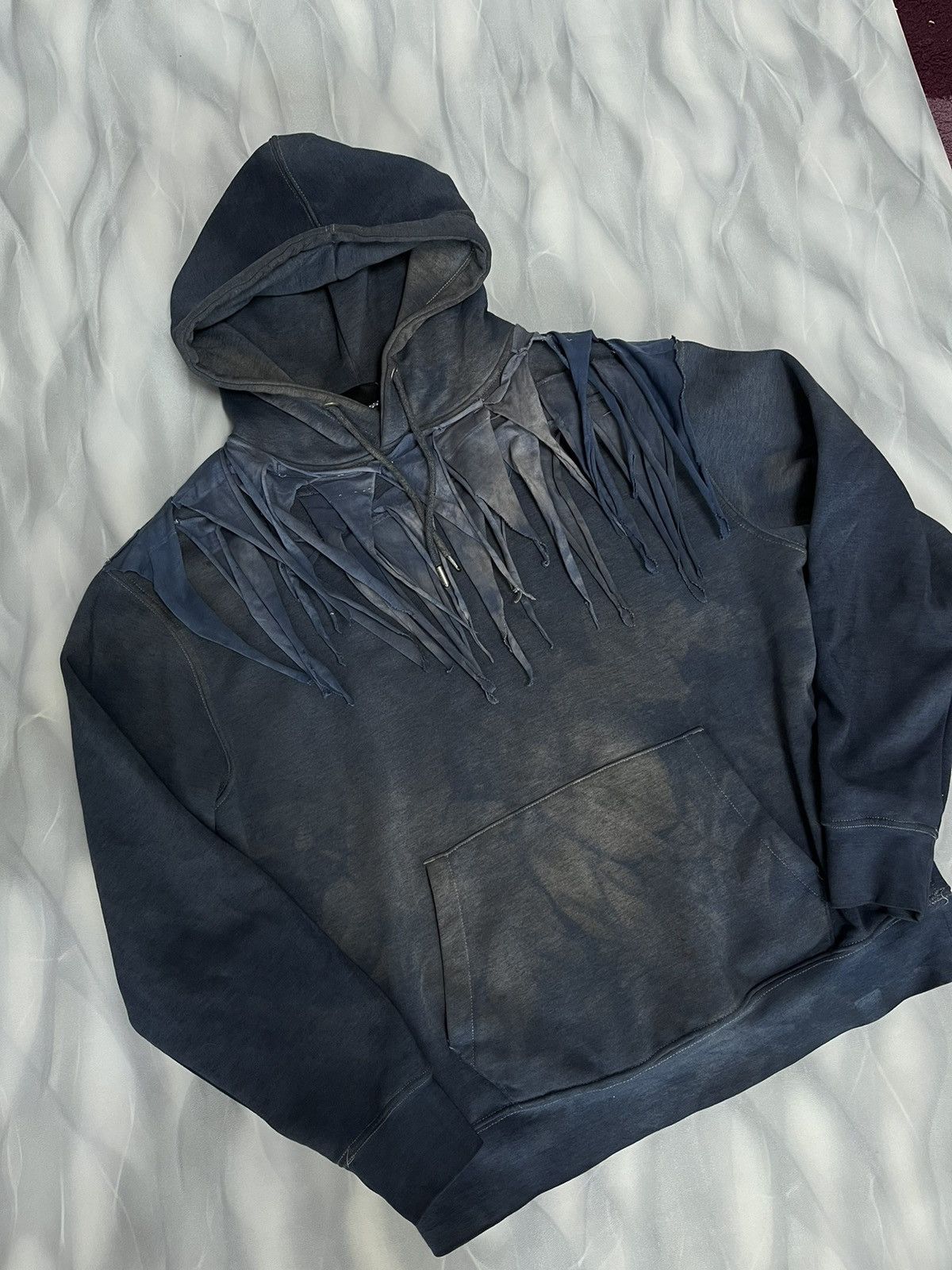 Custom vintage blue hoodie