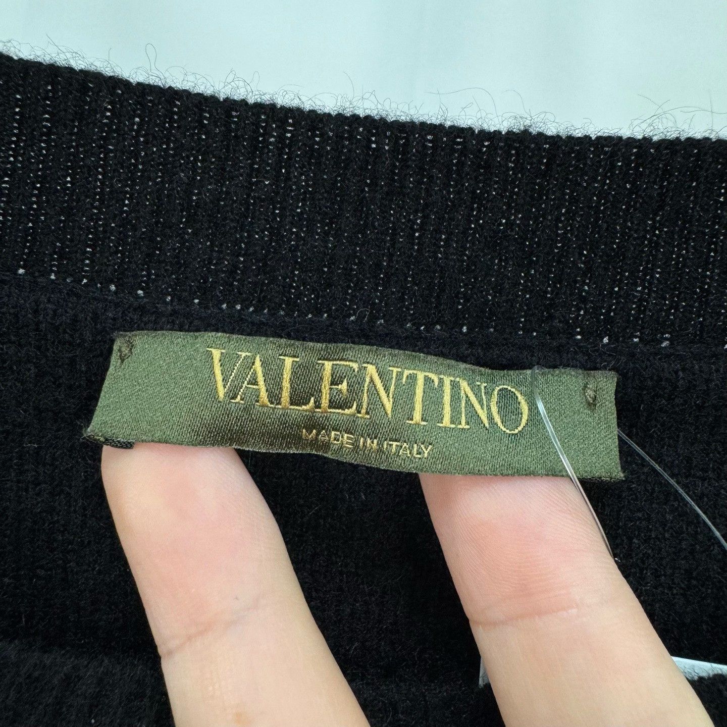 Valentino Valentino Camouflage Stud Wool Knit Sweater Size US XXL / EU 58 / 5 - 5 Thumbnail