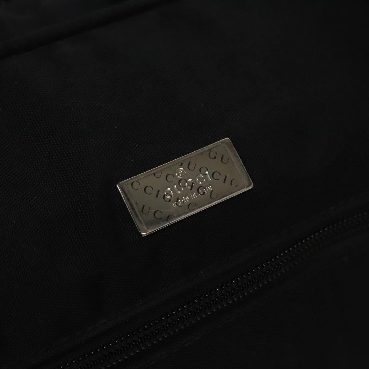 Gucci GUCCI Boston Bag Nylon Black Silver 012 0393 12 012 0393 12 Size ONE SIZE - 14 Thumbnail