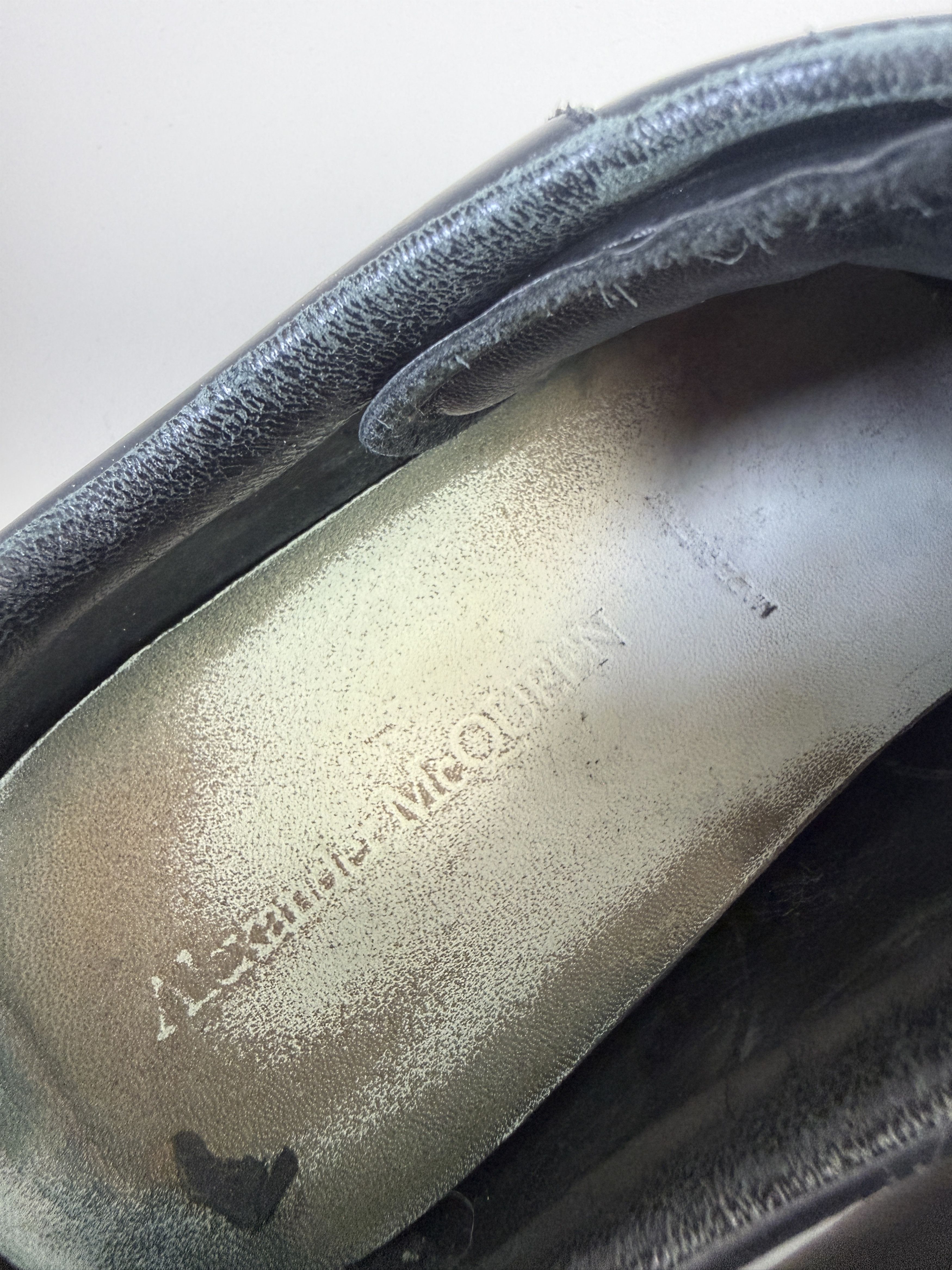 Alexander McQueen Alexander McQueen leather low trainers shoes sneakers Size US 13 / EU 46 - 10 Thumbnail