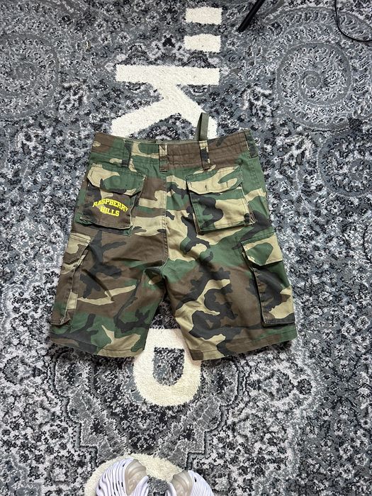 Streetwear The GV gallery Raspberry hills Camo jorts | Grailed