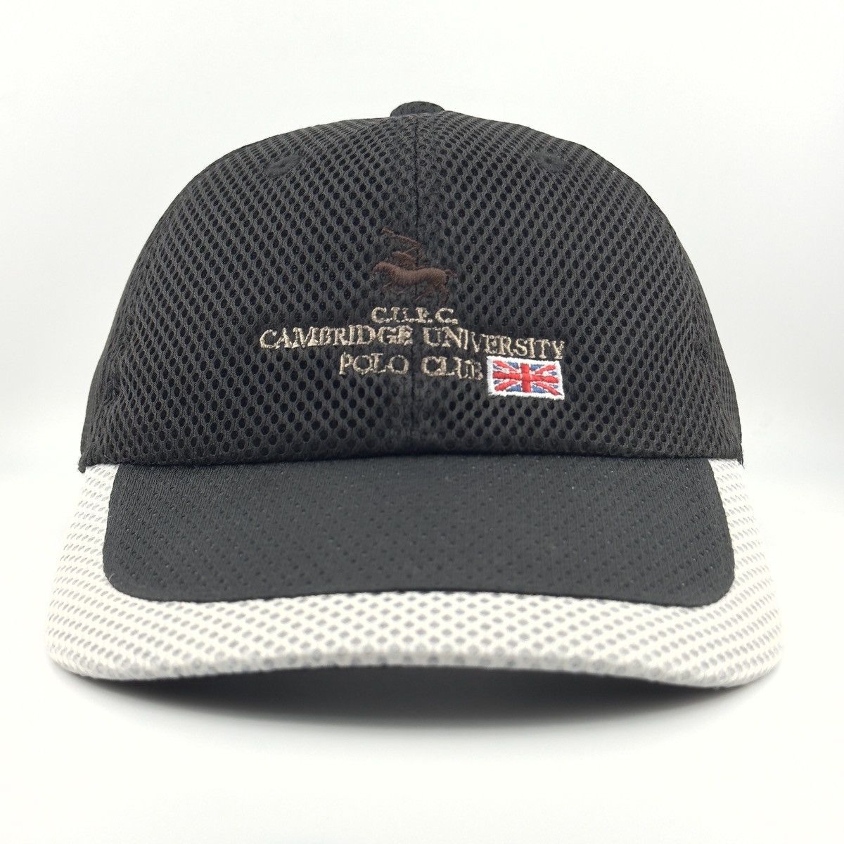 Beverly Hills Polo Club Vintage Cambridge University Polo Club Mesh Cap Black/Grey Size ONE SIZE - 3 Thumbnail