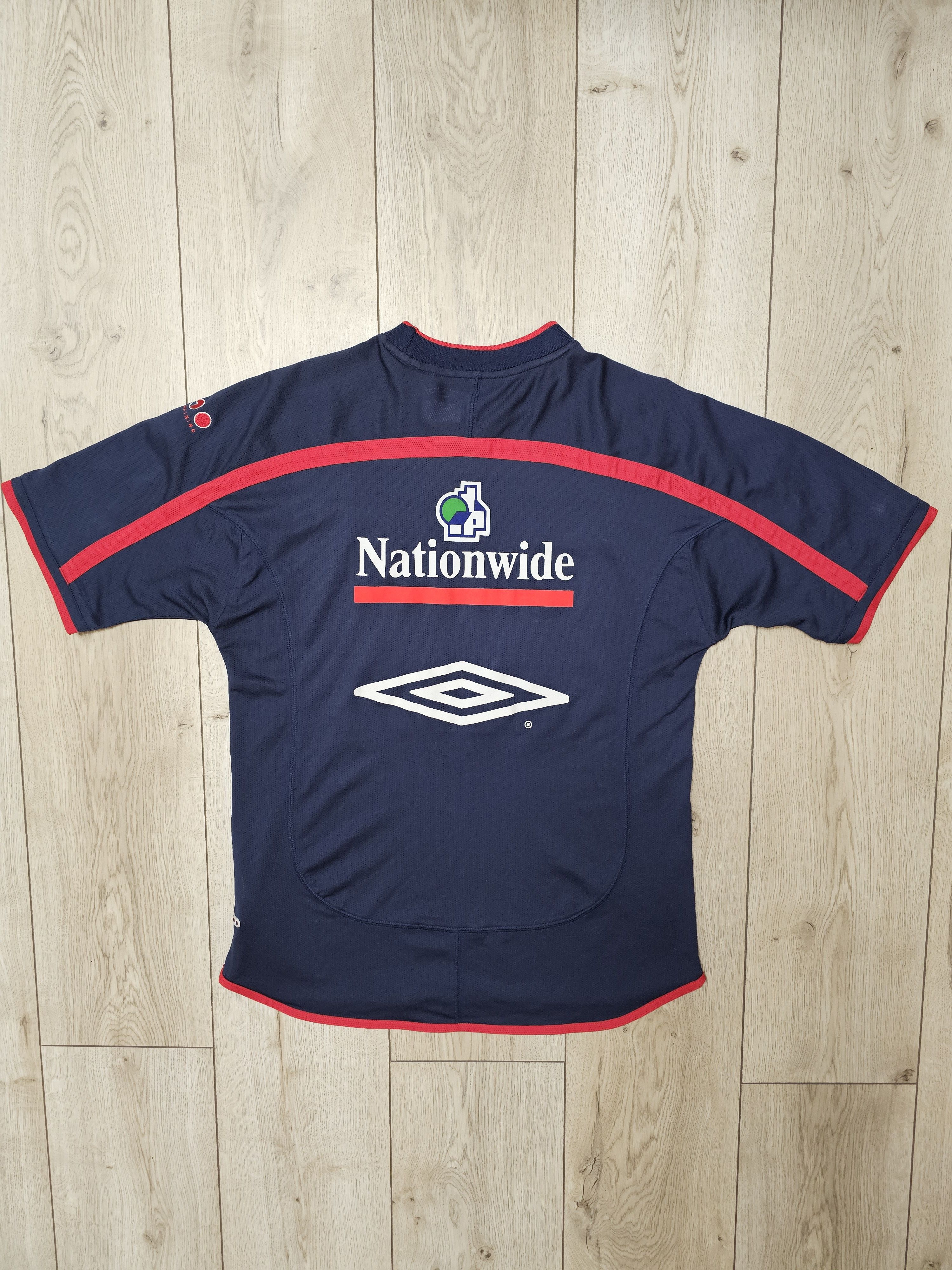 Vintage ENGLAND 2002 VINTAGE TRAINING FOOTBALL SHIRT SOCCER JERSEY Size US M / EU 48-50 / 2 - 2 Thumbnail