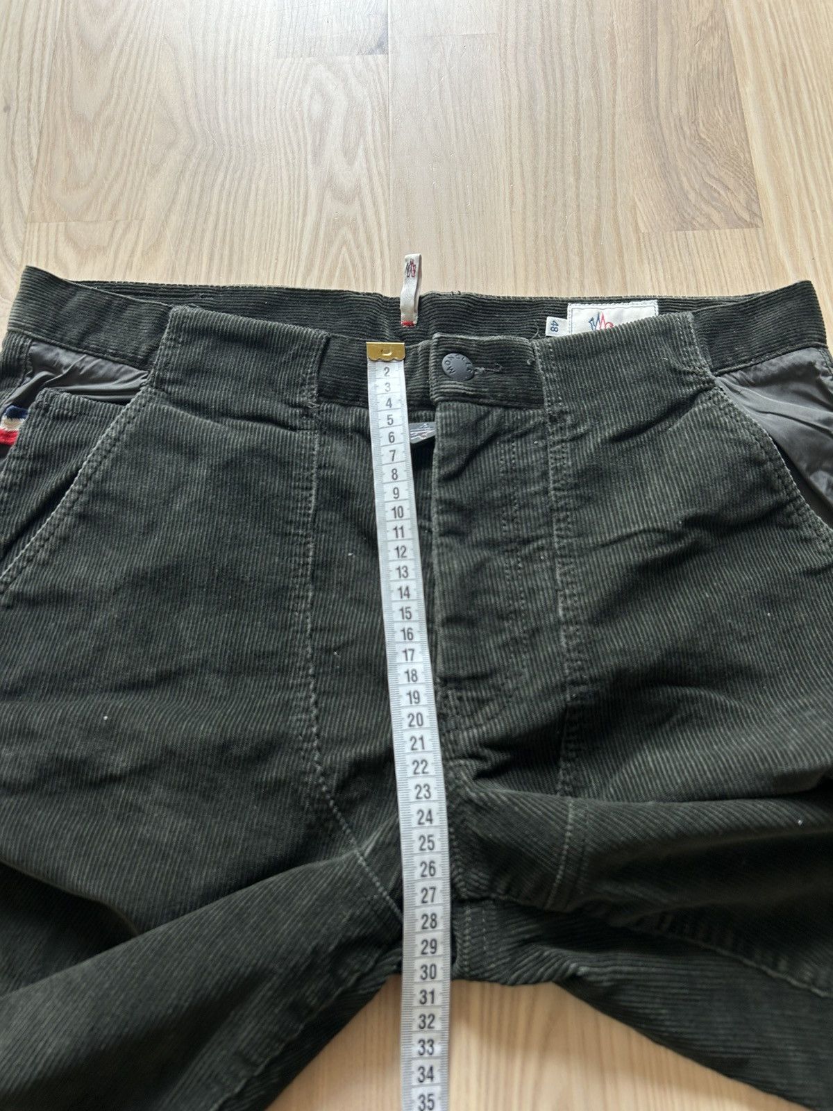 Moncler Grenoble Moncler Grenoble Corduroy Nylon Panel Trousers Size US 32 / EU 48 - 7 Thumbnail