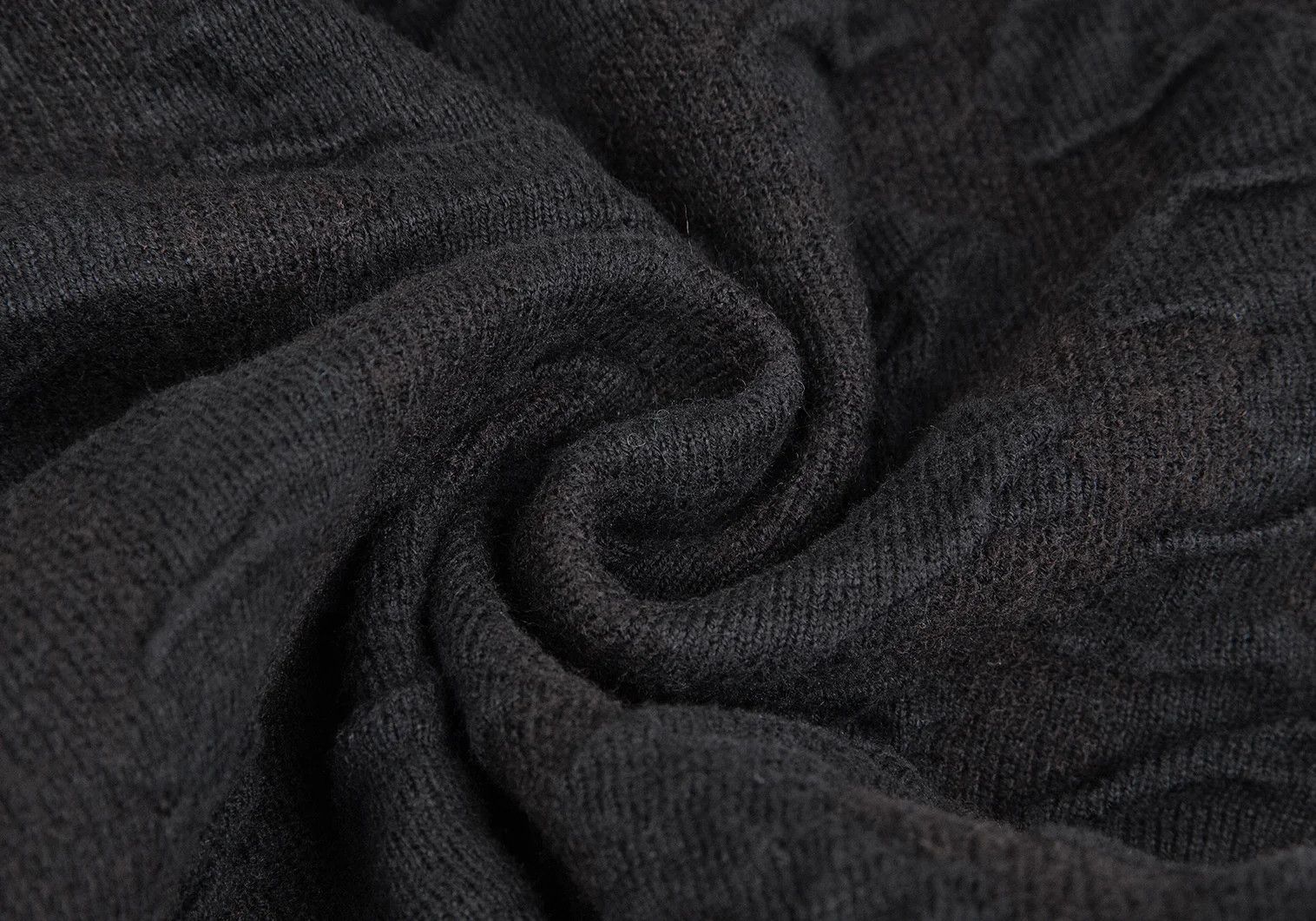 Issey Miyake Cotton-Wool Ripple Easy Pants in Dark Brown/Black, Size S Size US 36 / EU 52 - 12 Thumbnail