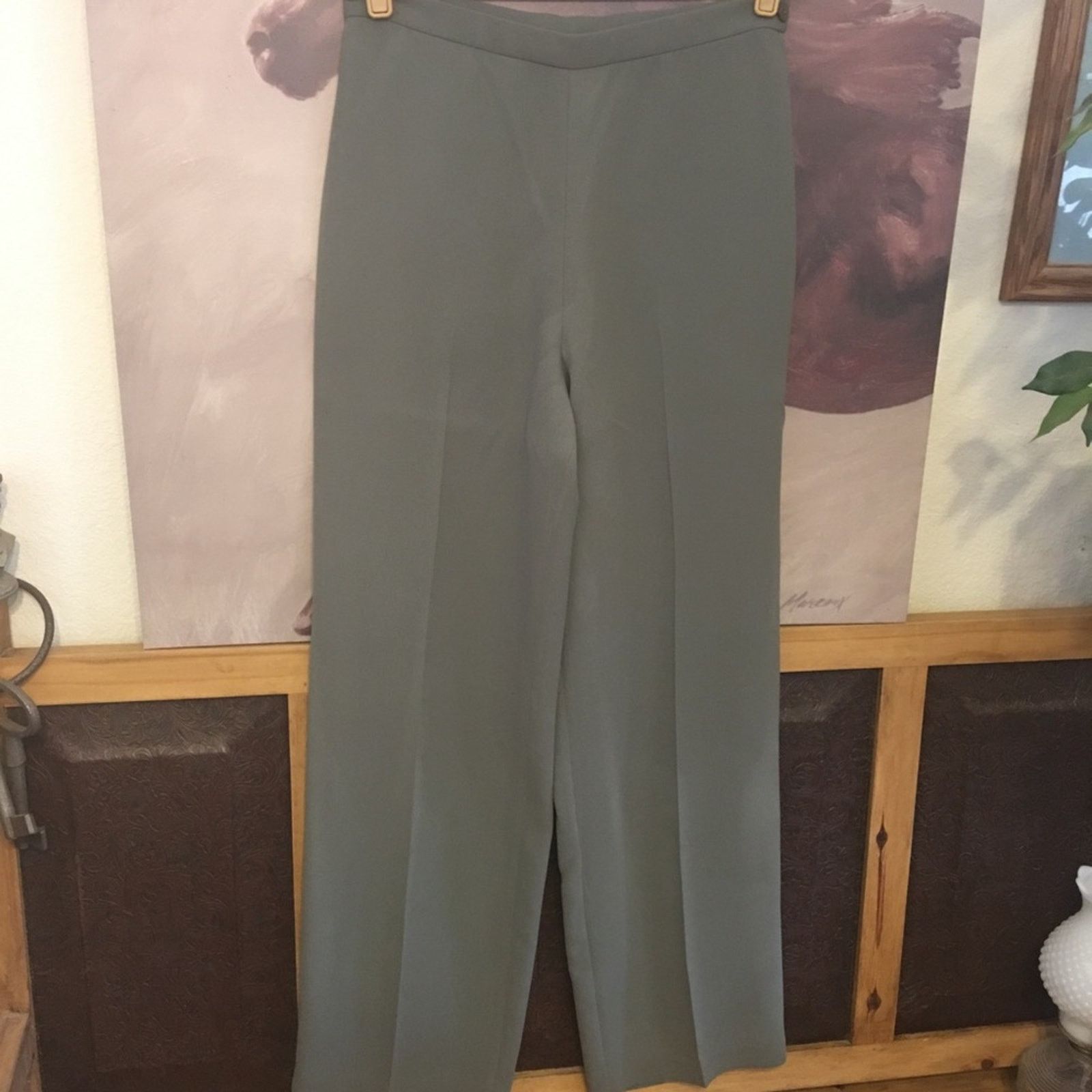 Other Chadwick’s sage green slacks pants 10 Size 32" / US 10 / IT 46 - 2 Thumbnail