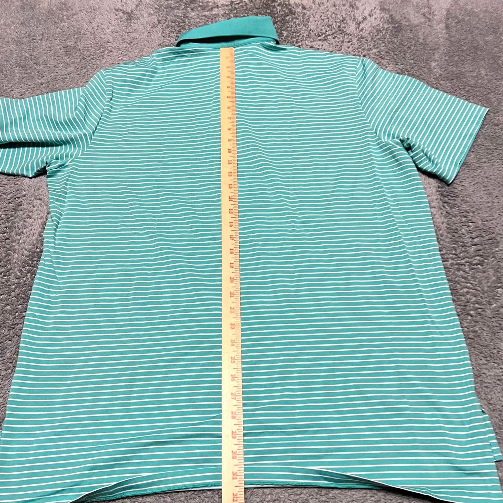 Polo Ralph Lauren Polo Ralph Lauren Polo Shirt Mens XXL Green Striped Performance Polo Golf Shirt Mens XXL Green Striped Performance Size US XXL / EU 58 / 5 - 5 Thumbnail