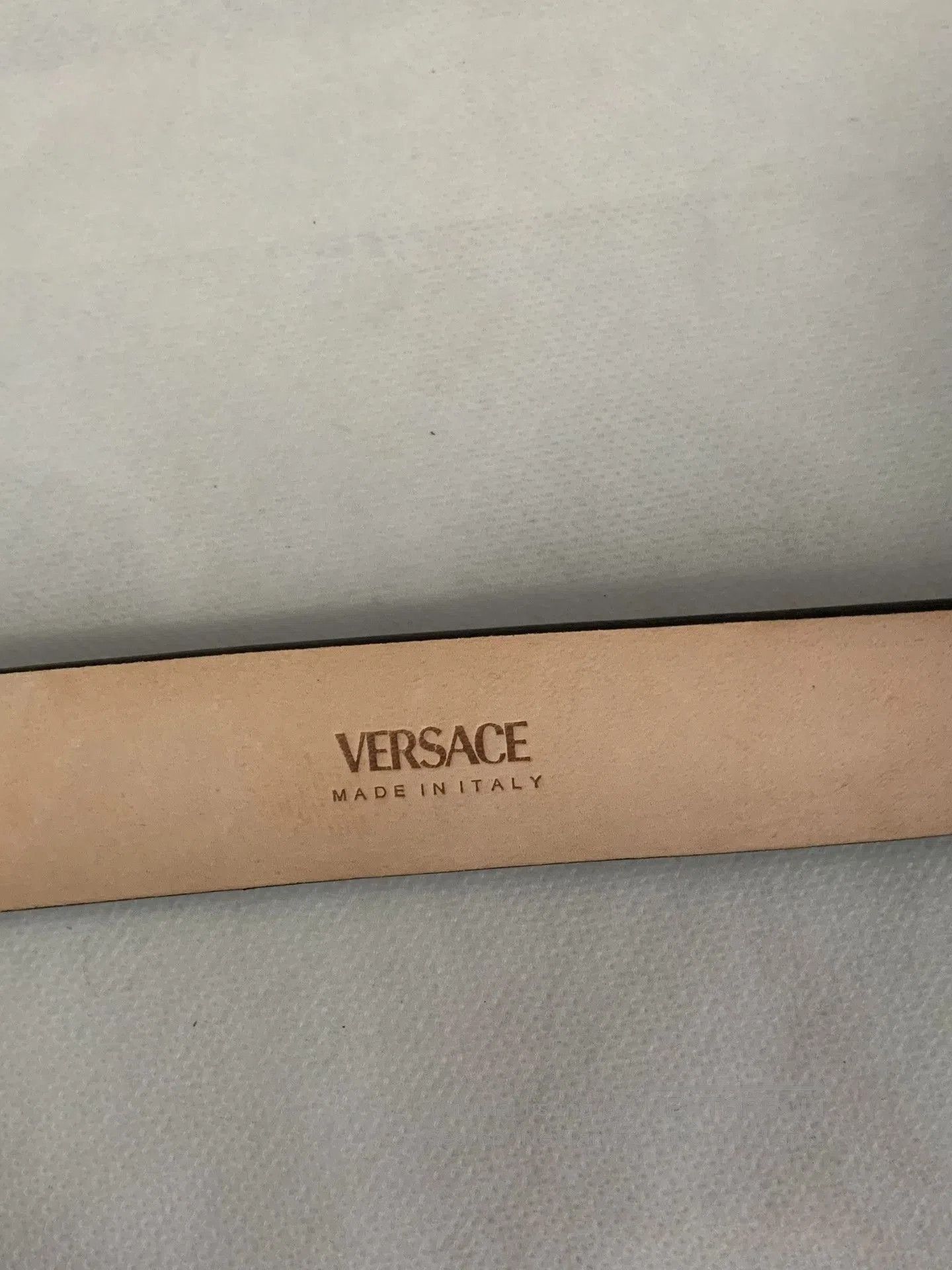 Versace Versace Unisex Belt Medusa Logo Rivet. Size ONE SIZE - 6 Thumbnail