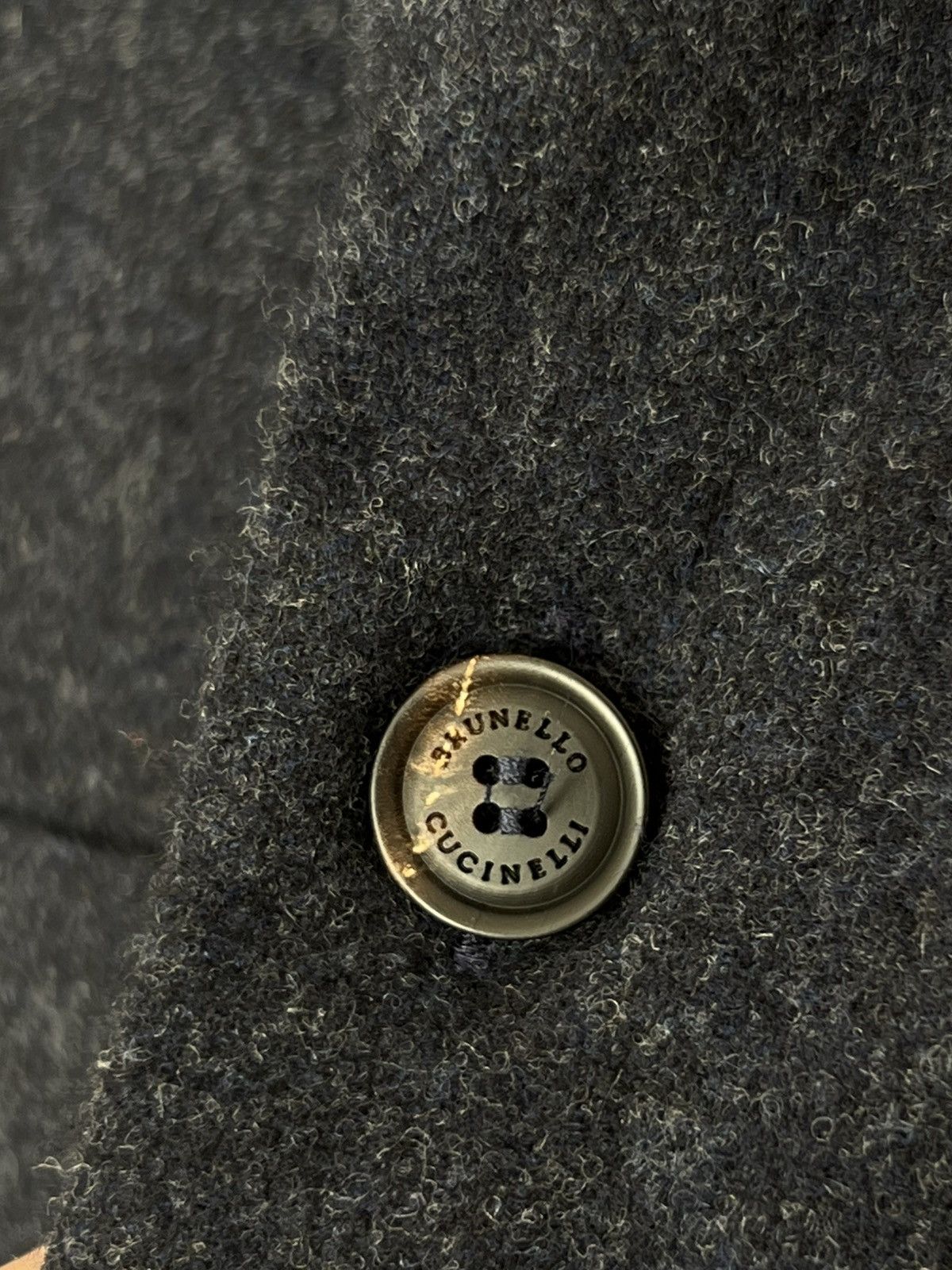 Brunello Cucinelli Brunello Cucinelli Virgin Wool Overshirt Size M Size US M / EU 48-50 / 2 - 12 Thumbnail