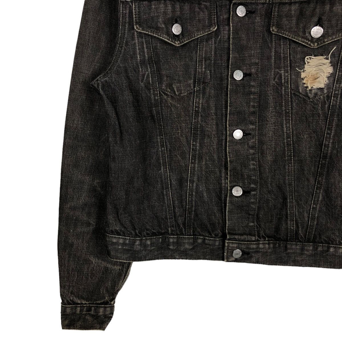 Helmut Lang 🔥VINTAGE HELMUT LANG CLASSIC DENIM TRUCKER JACKET BIKER Size US M / EU 48-50 / 2 - 6 Thumbnail