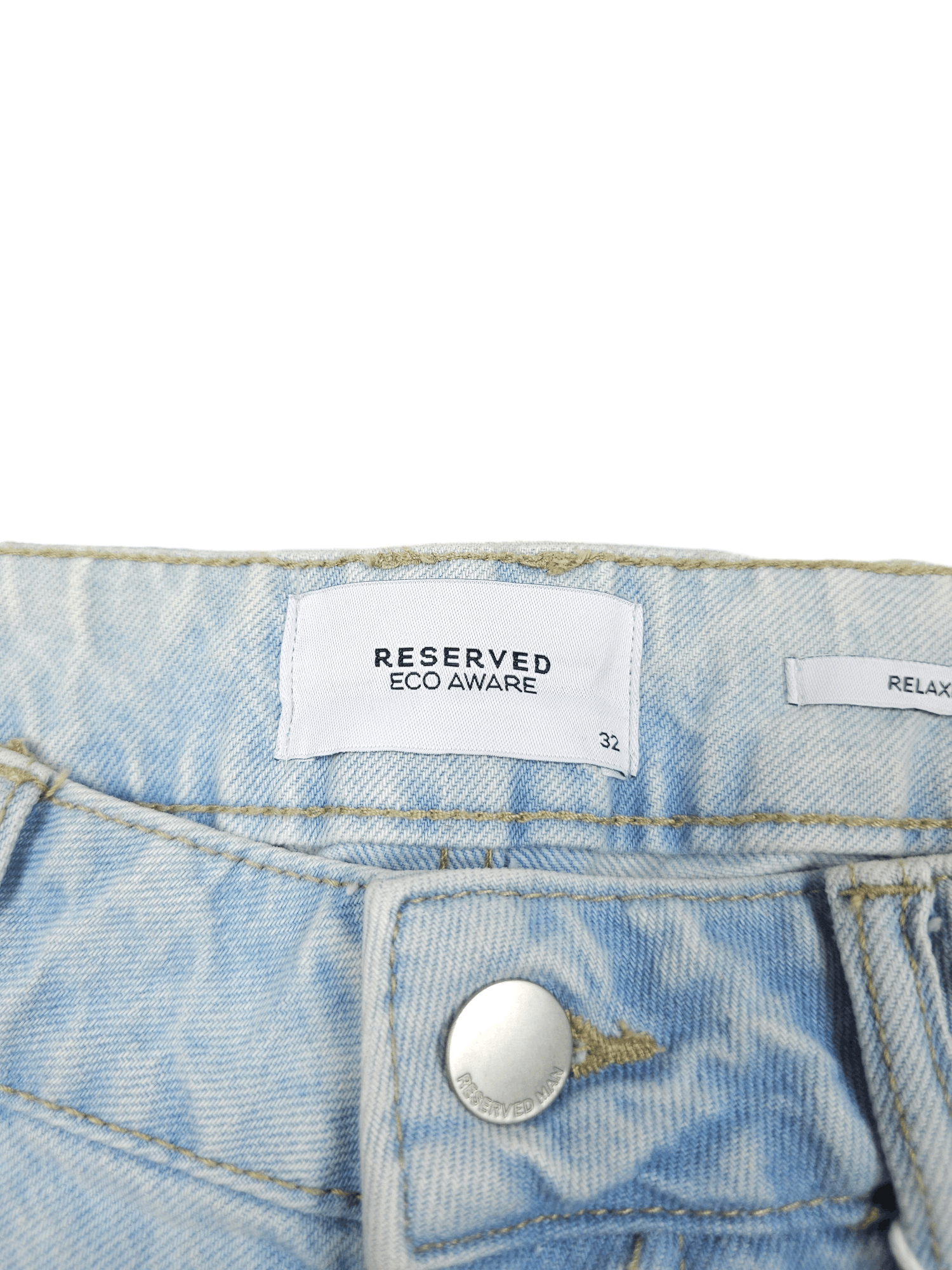 Japanese Brand × Vintage 💎 NEW Size 32/32 Baby Blue Baggy Relaxed Wide Leg Jeans Size US 32 / EU 48 - 6 Thumbnail