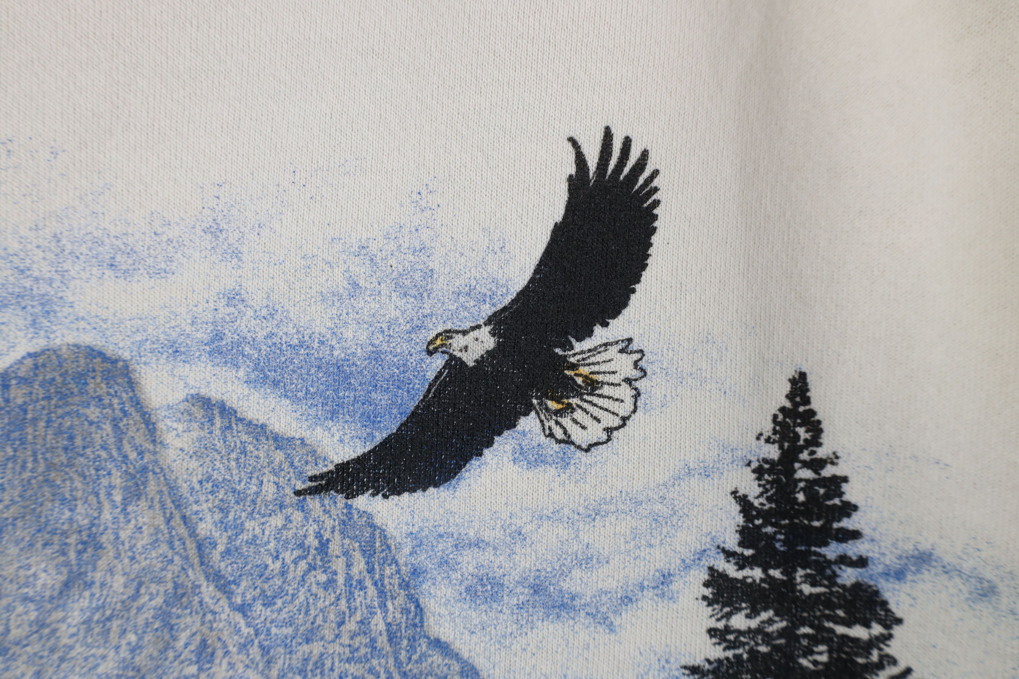 Vintage Vintage 90s Streetwear All Over Print Sweatshirt USA Size US L / EU 52-54 / 3 - 6 Thumbnail