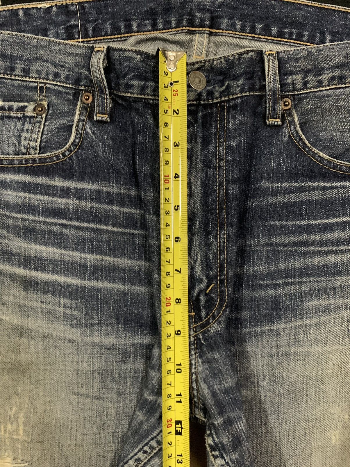 Levi's Vintage 90s Levis 505 Mud Wash Distressed Grunge Jeans Size US 34 / EU 50 - 18 Thumbnail