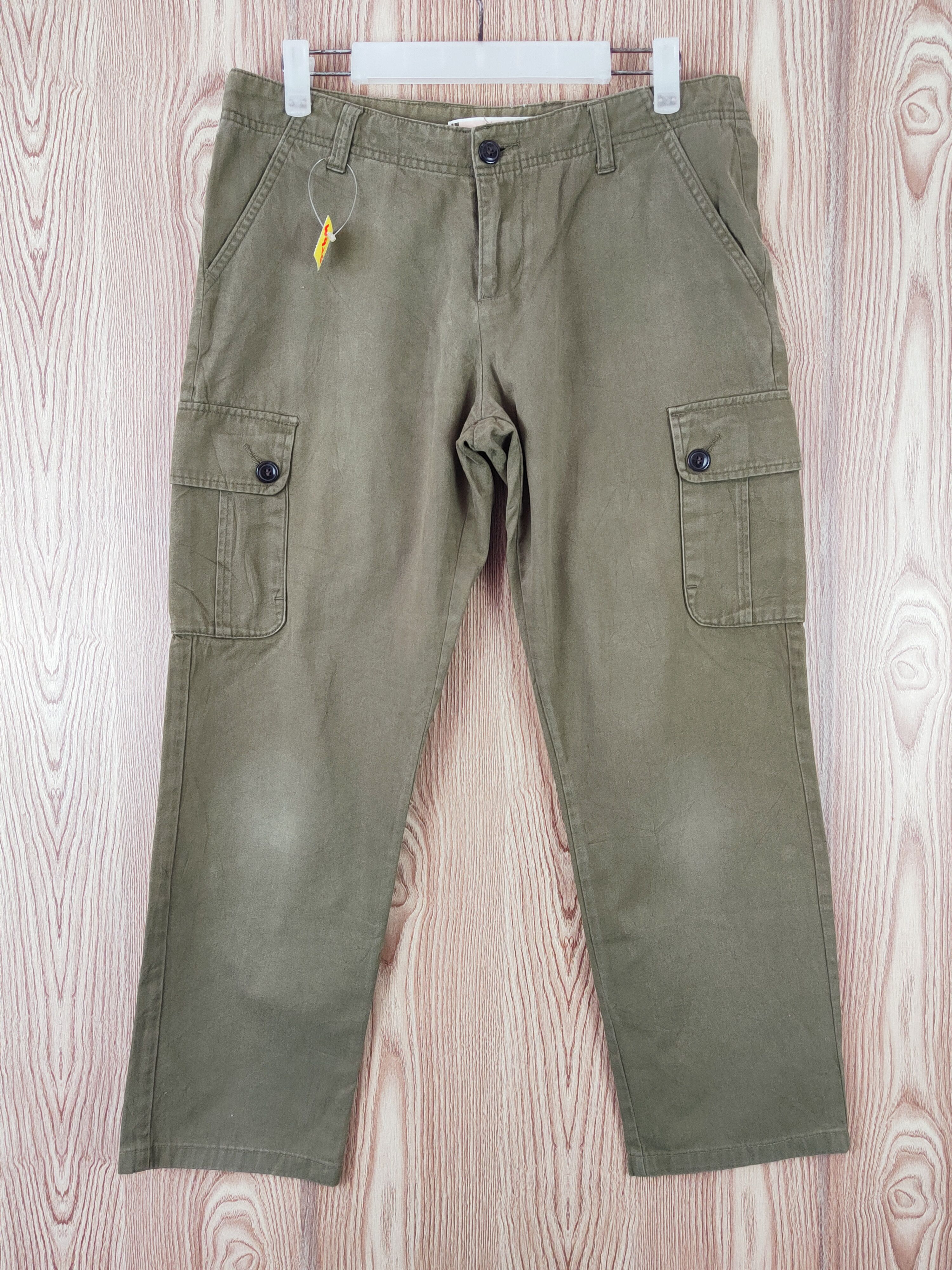 Japanese Brand Pink Adobe Olive Multipocket Tactical Cargo Pants #W920 Size 30" / US 8 / IT 44 - 1 Thumbnail