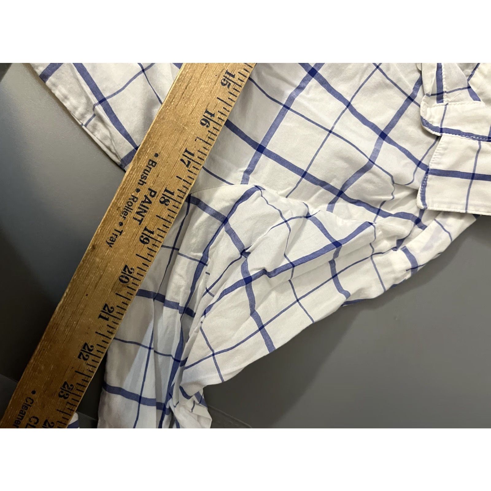 Banana Republic Banana Republic Dillon Button Up Shirt White Blue Womens Medium Size M / US 6-8 / IT 42-44 - 5 Thumbnail