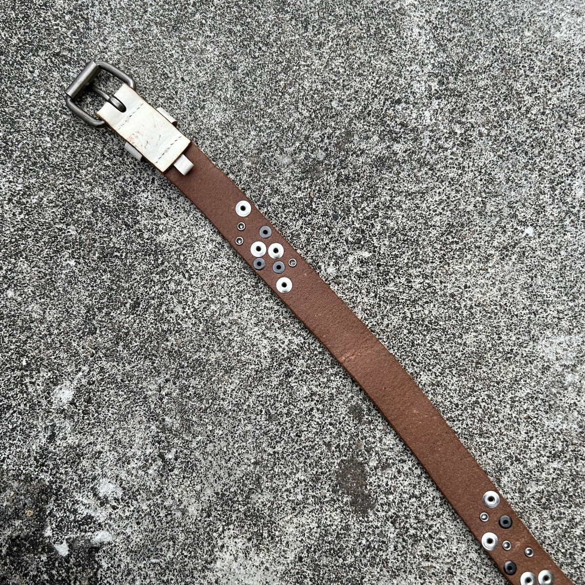 Vintage Vintage studded leather belt (Kapital Style) Size ONE SIZE - 13 Thumbnail