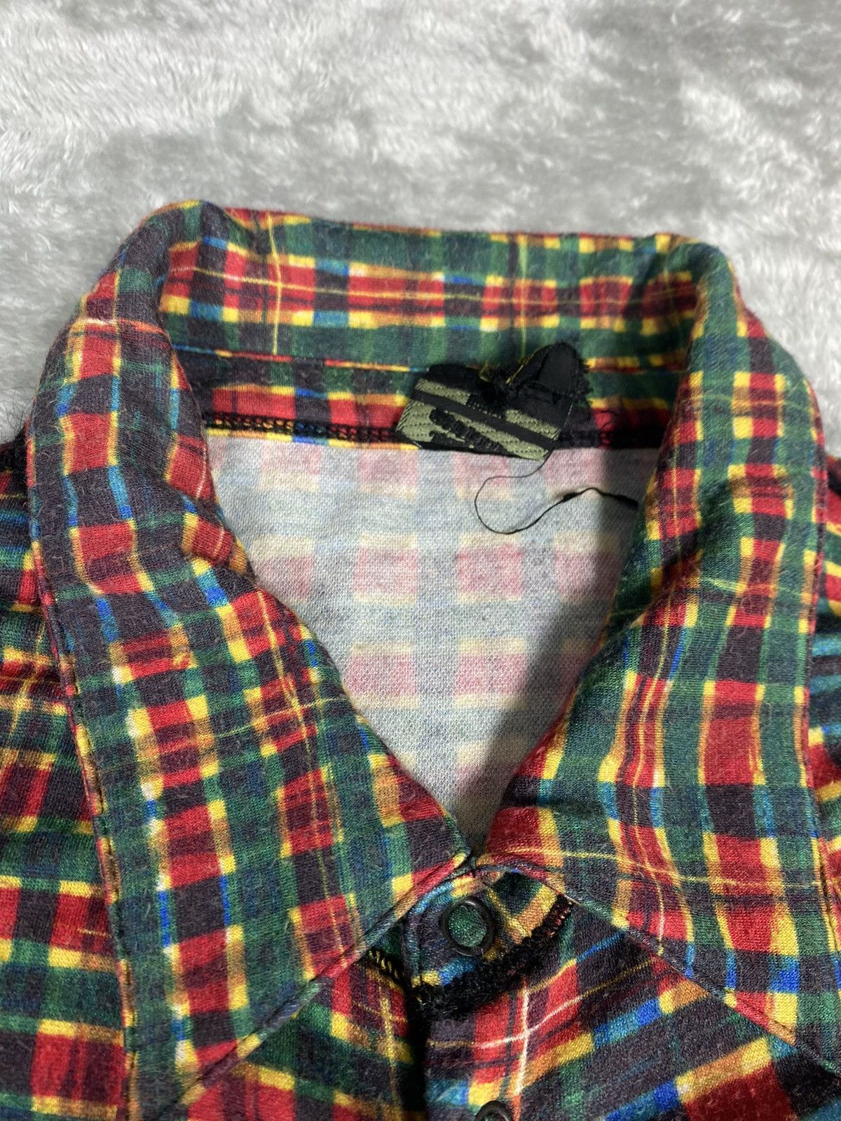 Jean Paul Gaultier Jean Paul Gaultier Homme Face Checked Mesh Plaids Size US S / EU 44-46 / 1 - 7 Thumbnail