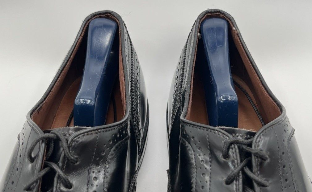 Allen Edmonds Allen Edmonds "MCALLISTER" Wingtip Black Leather Oxford 15AA Size US 15 / EU 48 - 9 Thumbnail