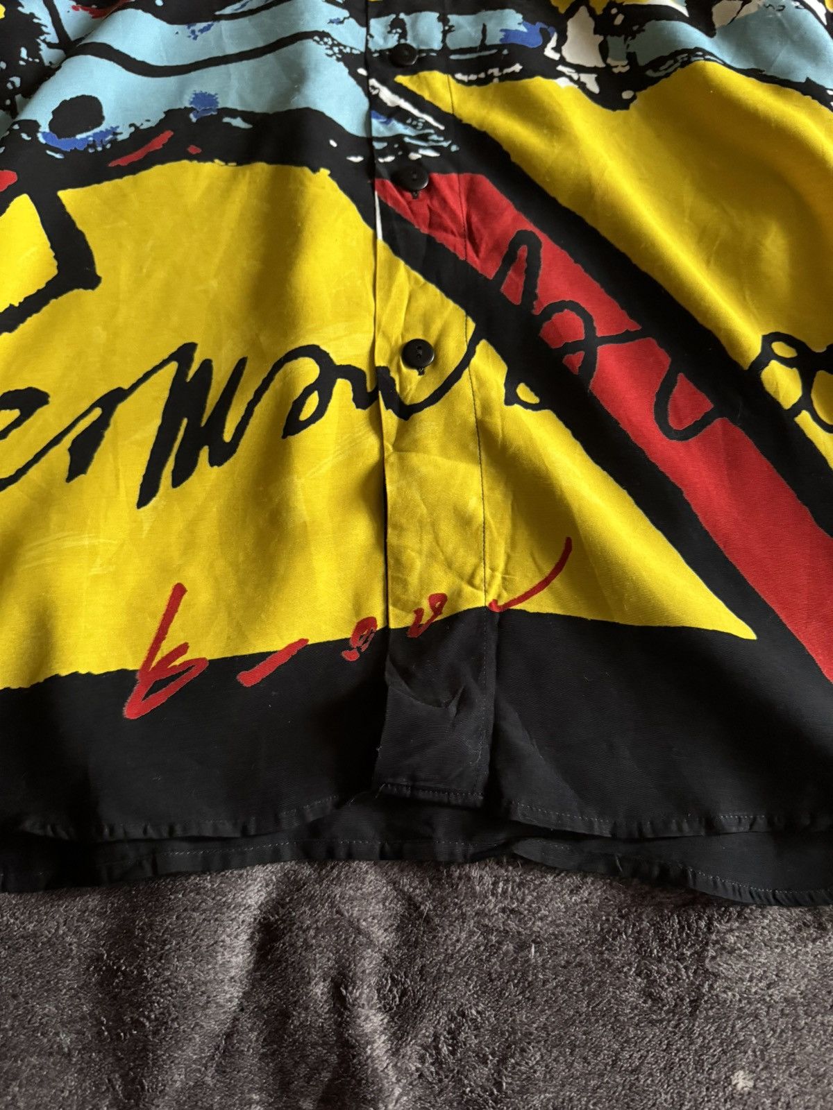 Japanese Brand Herman Brood vintage 1994 Guitarman blouse shirt Merch Size US XL / EU 56 / 4 - 5 Thumbnail