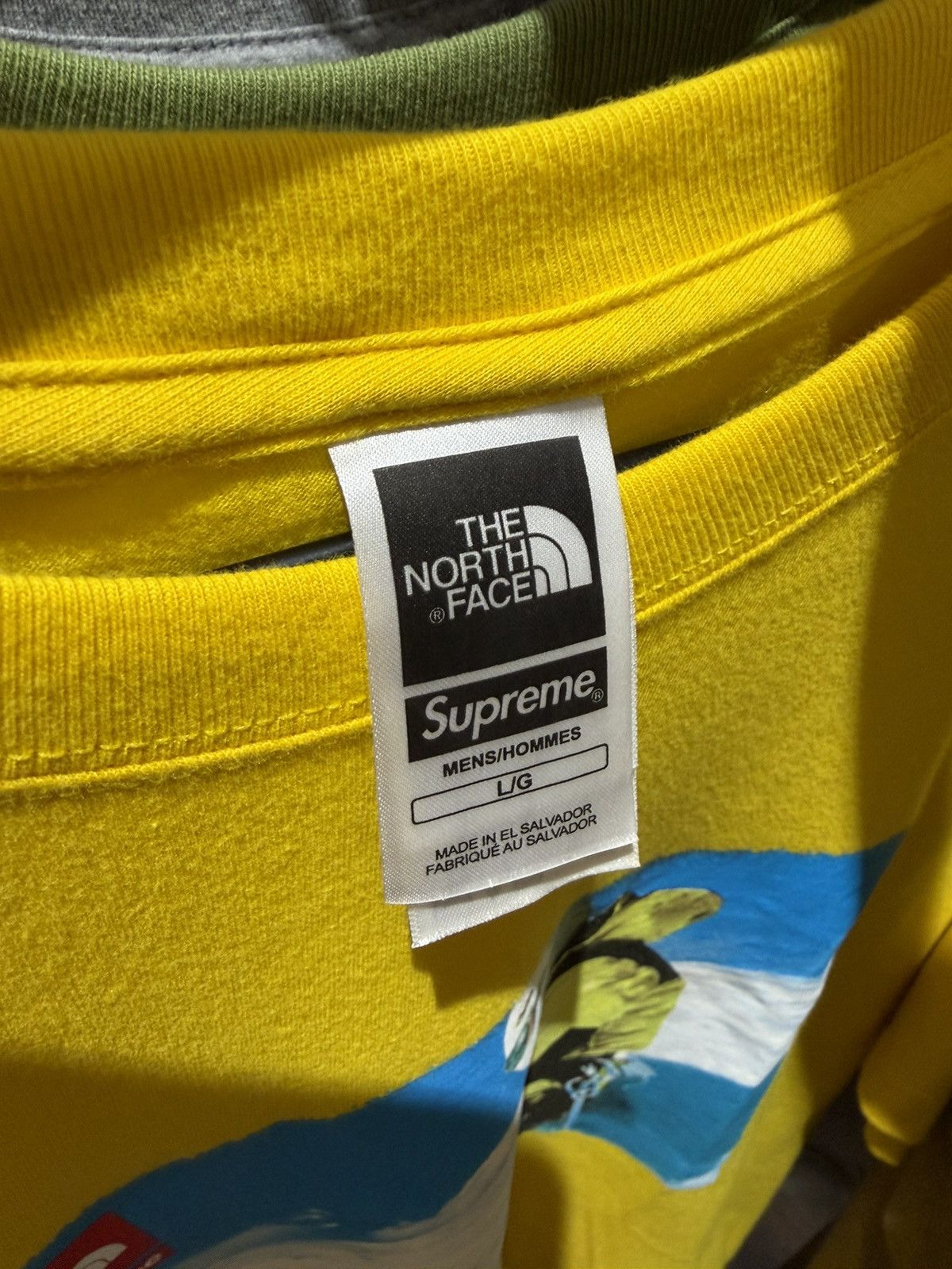 Supreme Supreme x The North Face Ice Climb Tee Yellow Size US L / EU 52-54 / 3 - 3 Thumbnail