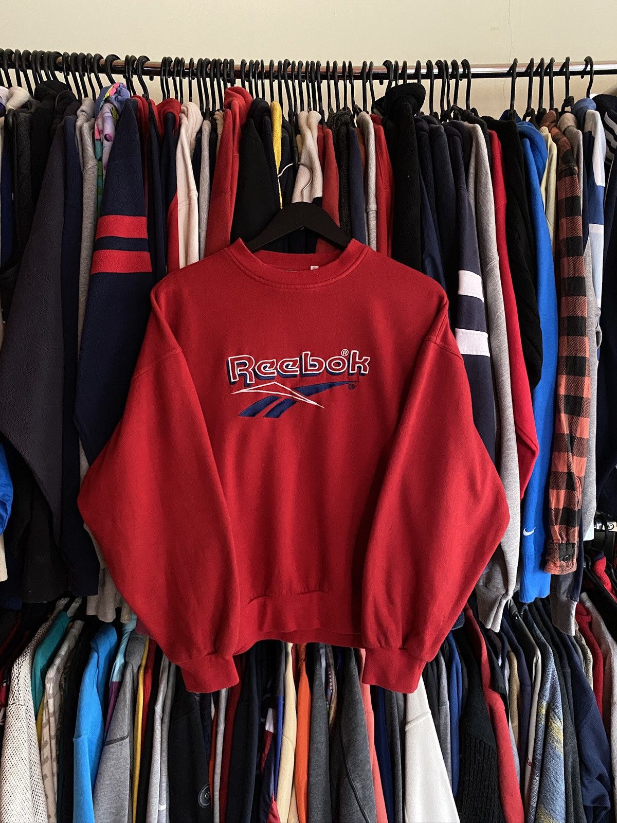 Reebok VINTAGE REEBOK BIG LOGO BOXY SWEATSHIRT 90s Size US L / EU 52-54 / 3 - 1 Thumbnail