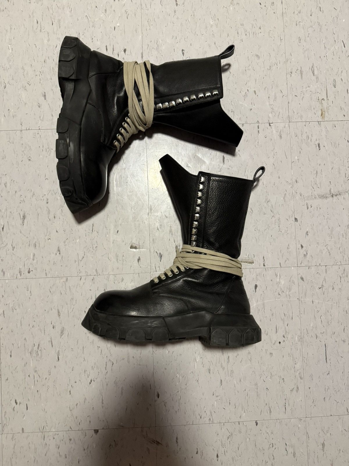 Rick Owens Rick Owens Tractor Lace-Up Boots Size US 10 / EU 43 - 1 Thumbnail