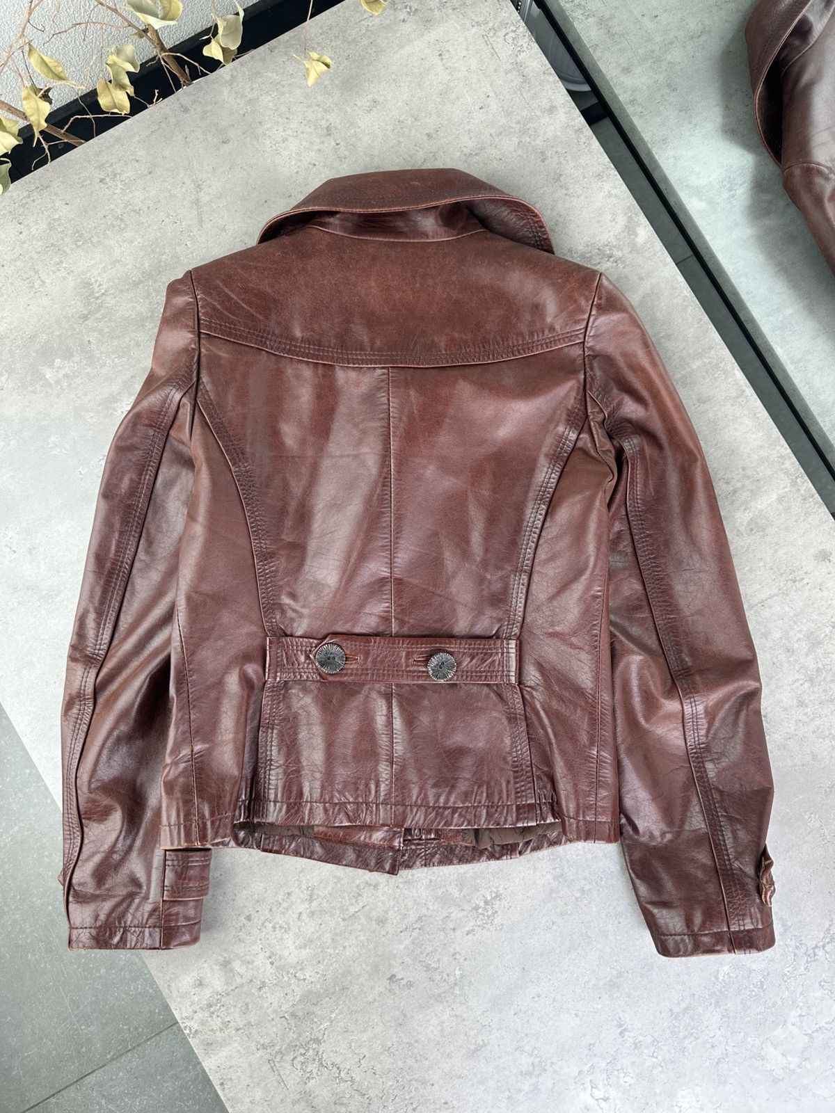 Japanese Brand Vintage Leather Jacket Size S / US 4 / IT 40 - 12 Thumbnail