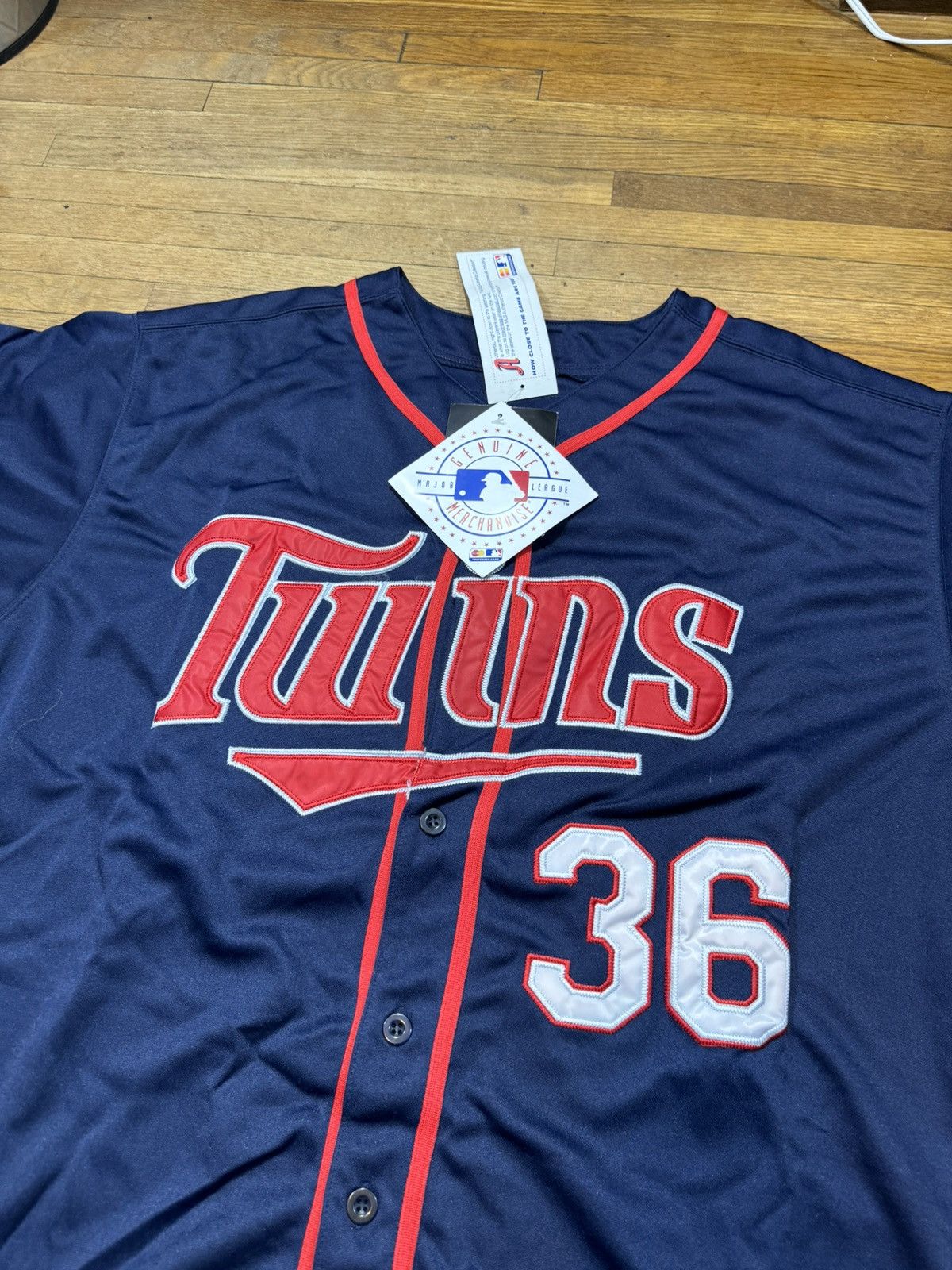 Majestic Rare 2009 Joe Nathan Majestic Minnesota Twins Jersey Size US XL / EU 56 / 4 - 4 Thumbnail
