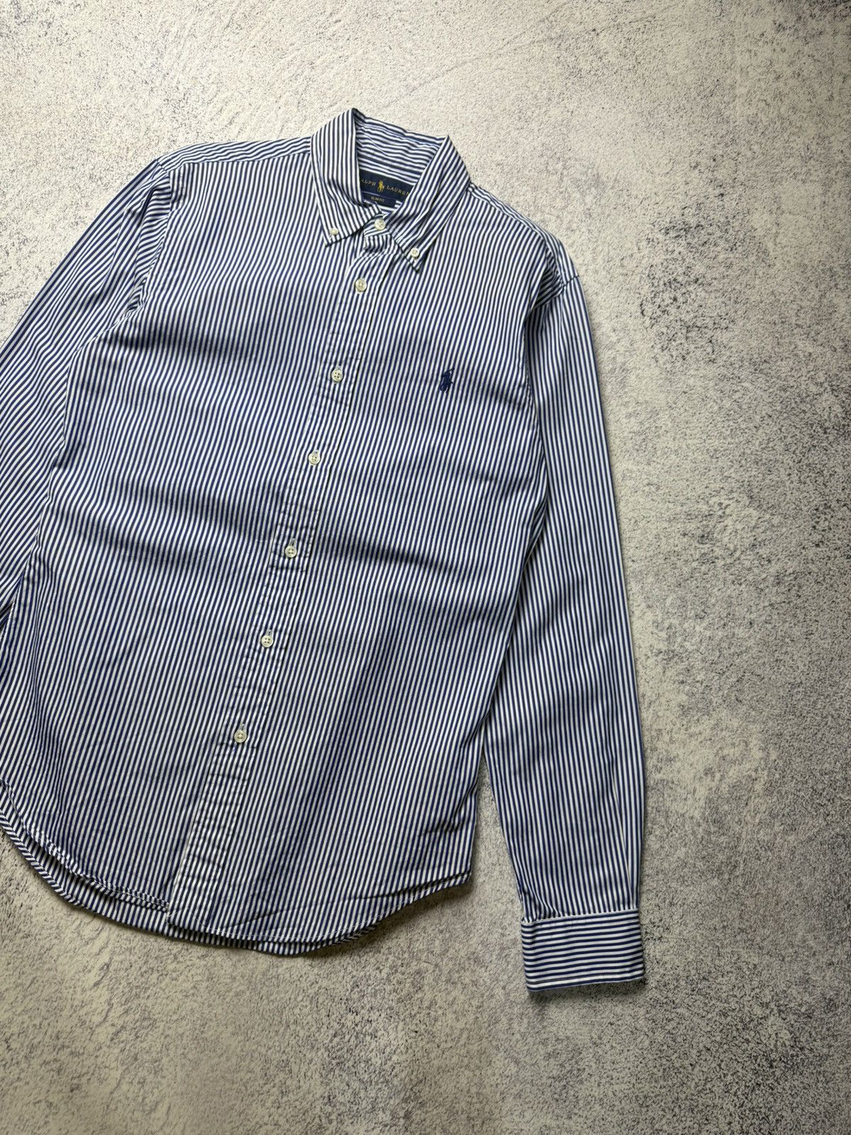 Polo Ralph Lauren Vintage RALPH LAUREN Striped long Sleeved Shirt Rare Size US S / EU 44-46 / 1 - 8 Thumbnail