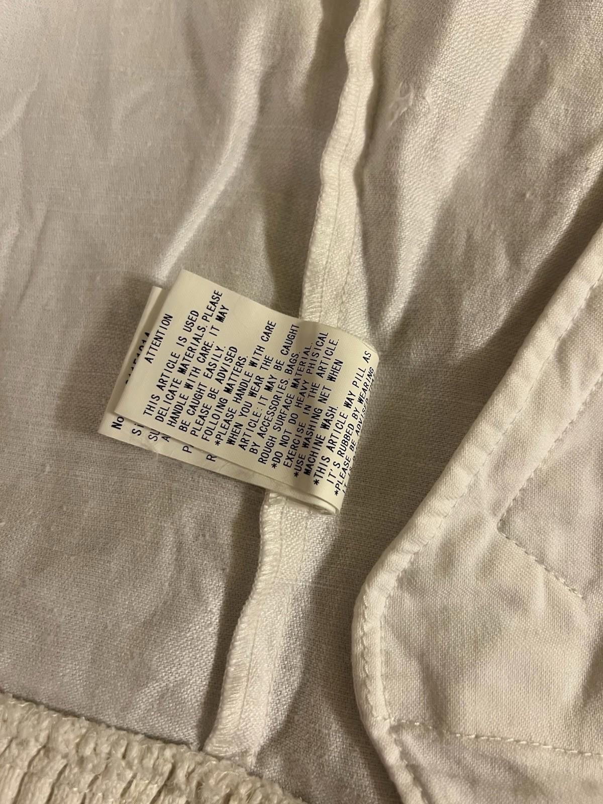 Maison MIHARA YASUHIRO Pre-Owned Nehanne Miyahara Yasuhioro Linen Jacket Size 46 Size US L / EU 52-54 / 3 - 6 Thumbnail