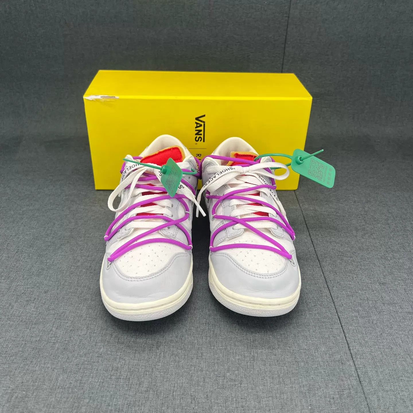 Nike OW Dunk Gray White Size 43 99 New Size US 10 / EU 43 - 4 Thumbnail