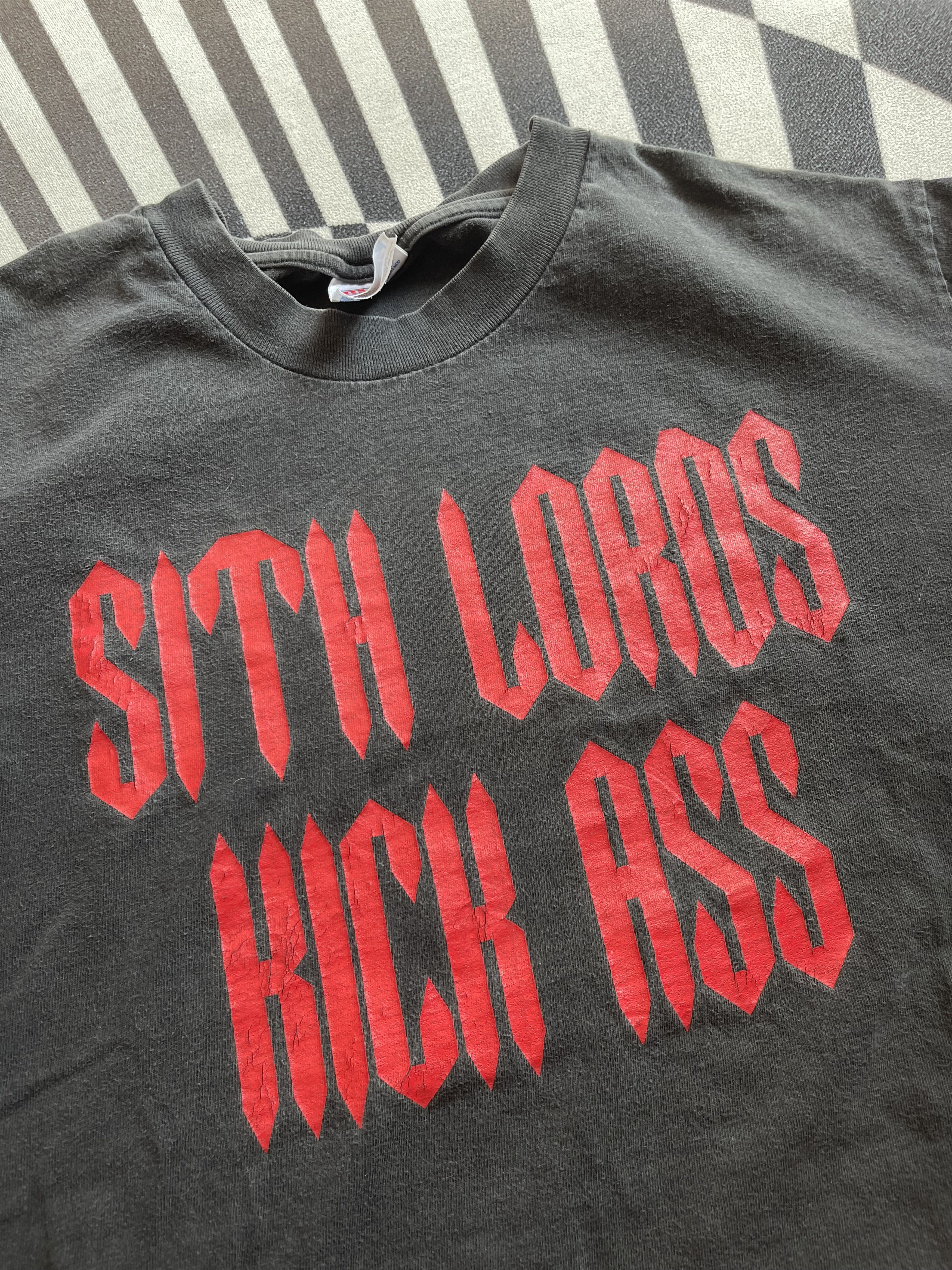 Star Wars "ULTRA RARE" 90s Star Wars Sith Lords Kick Ass Academy Tee Size US L / EU 52-54 / 3 - 4 Thumbnail