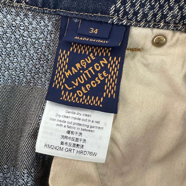 Louis Vuitton Louis Vuitton FW24 Logo Jacquard Check Zip Straight Leg Cas Size US 34 / EU 50 - 6 Thumbnail