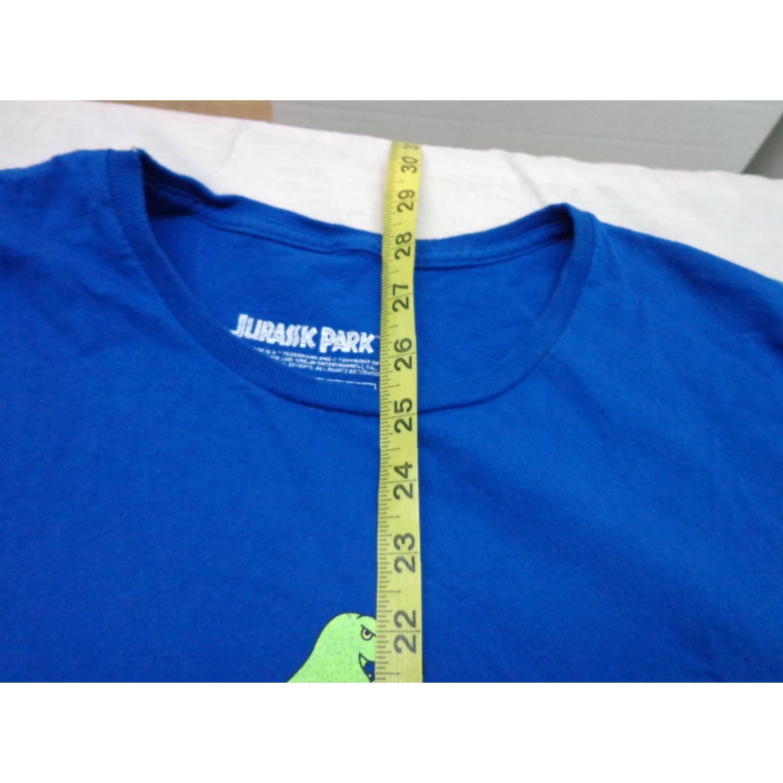 Vintage Jurassic Park T-Shirt Men XXL Blue Lootwear Exclusive Size L Regular Short Sleeve Graphic Shirt Size US L / EU 52-54 / 3 - 5 Thumbnail