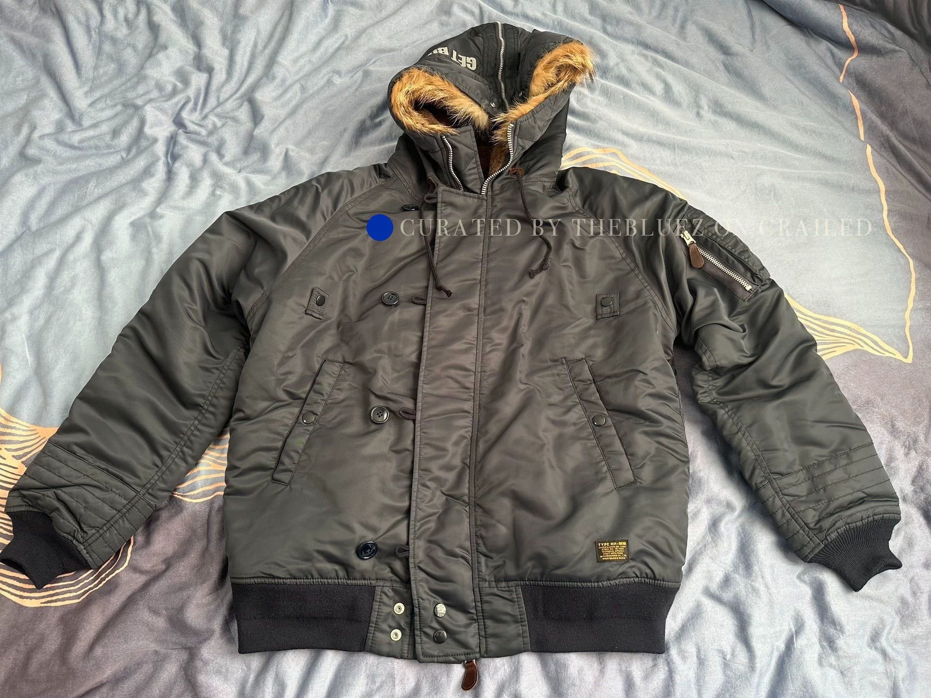 Neighborhood Stylish Black Flight Jacket in Size L Size US L / EU 52-54 / 3 - 1 Thumbnail
