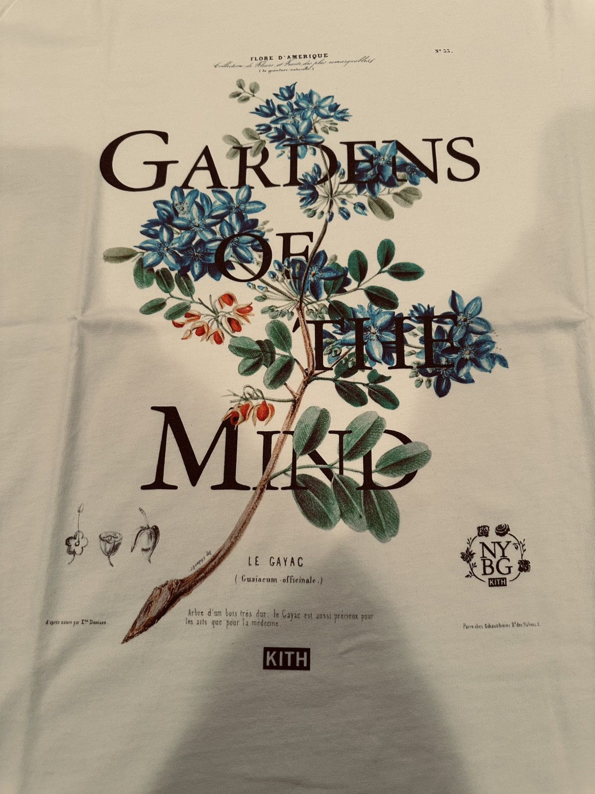 Kith Gardens of the mind kith x NYBG cream Tee Size US XL / EU 56 / 4 - 2 Thumbnail